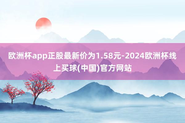 欧洲杯app正股最新价为1.58元-2024欧洲杯线上买球(中国)官方网站