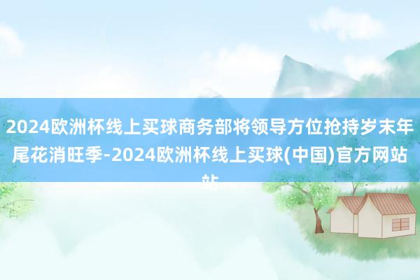 2024欧洲杯线上买球商务部将领导方位抢持岁末年尾花消旺季-2024欧洲杯线上买球(中国)官方网站